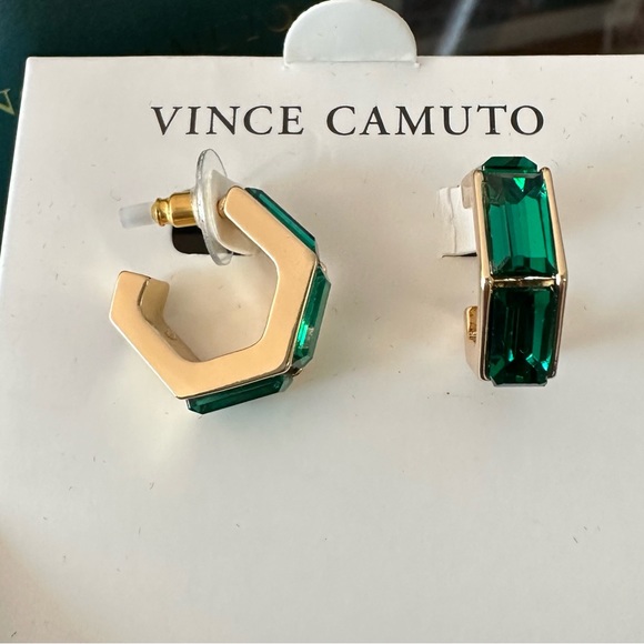 Vince Camuto Green Hoops - Picture 3 of 4